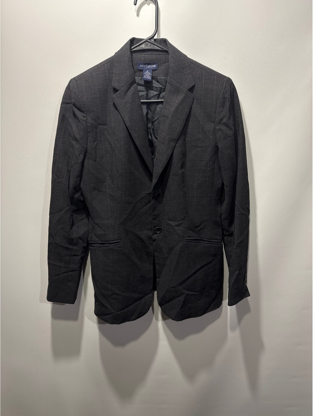 Ann Taylor Women's Wool Blazer Size 6 Black